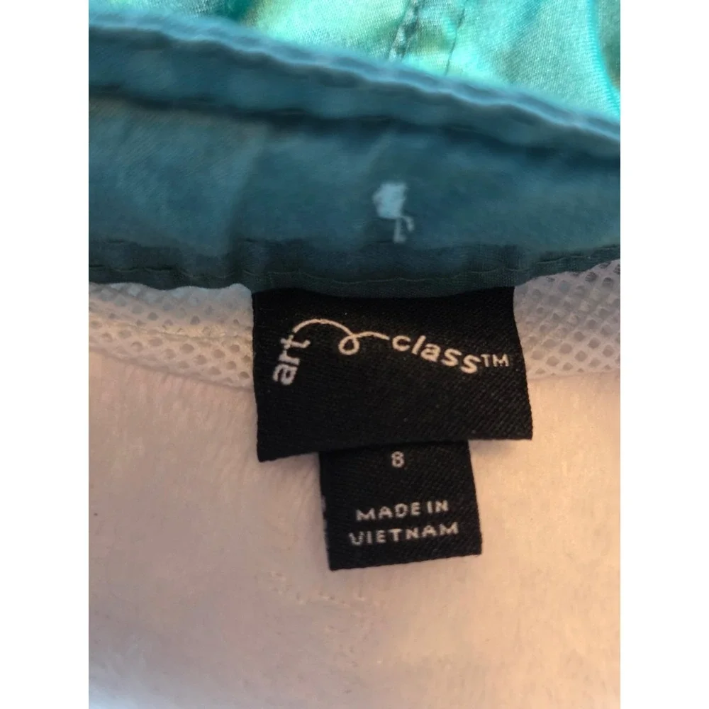 288. iXtreme Class Boys Green Tie Dye Board Shorts Swim Trunks Size 8